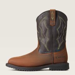 Men RigTek Wide Square Toe Waterproof Composite Toe Work Boot | Ariat for sale