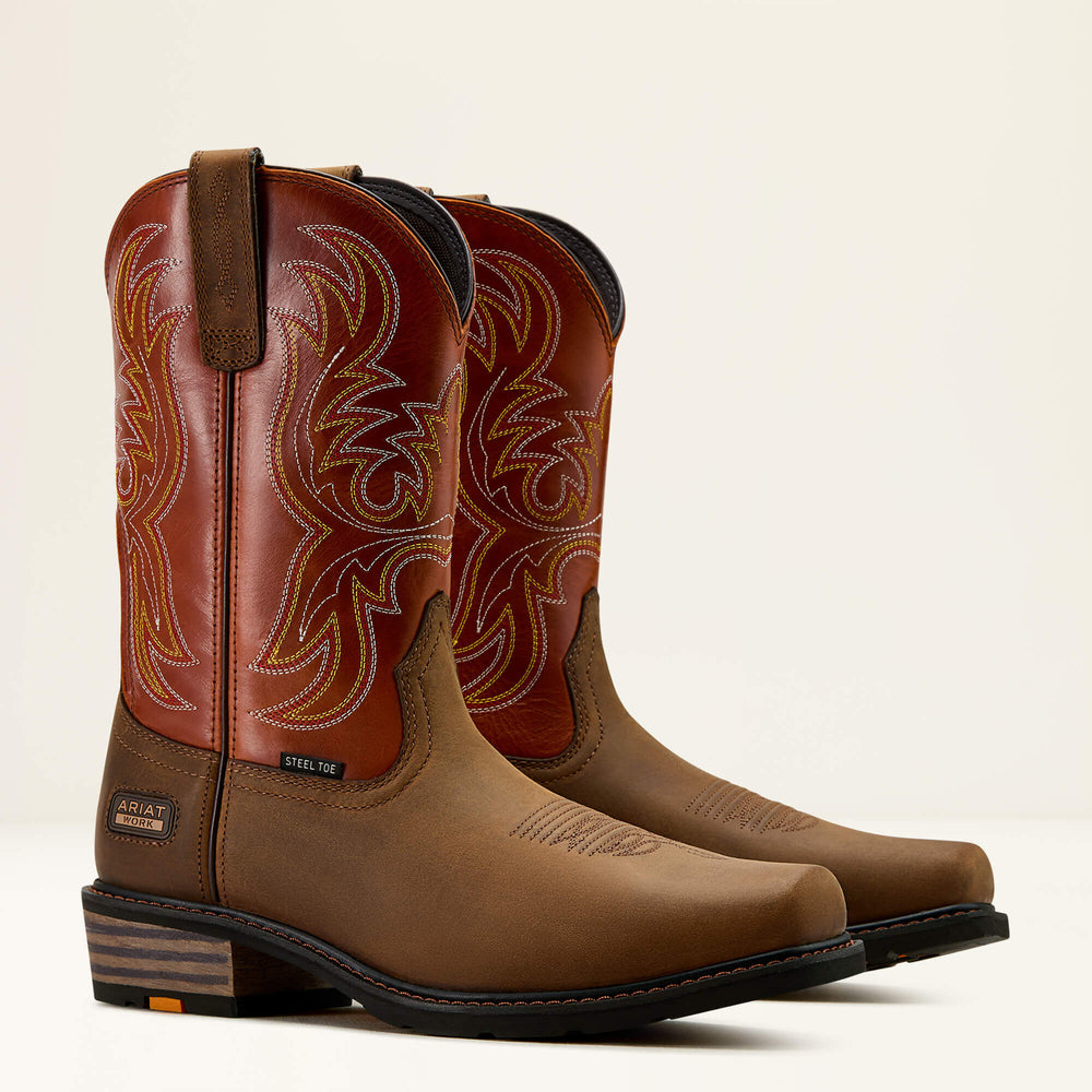 Men Ironside Square Toe Steel Toe Work Boot | Ariat us