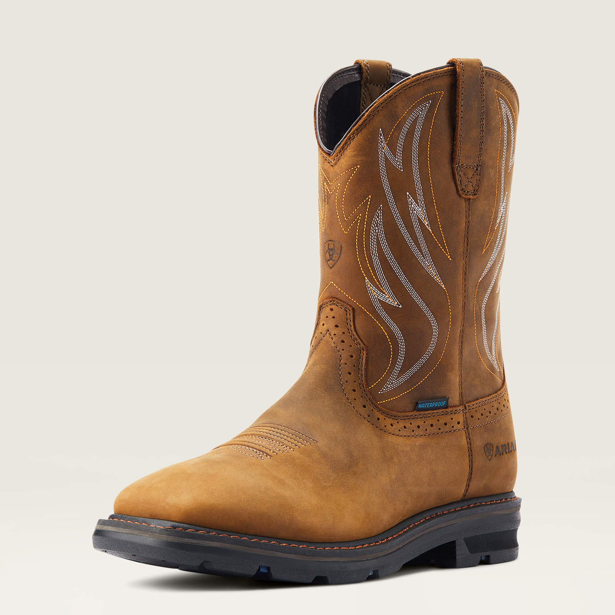 Men Sierra Shock Shield Waterproof Work Boot | Ariat Online