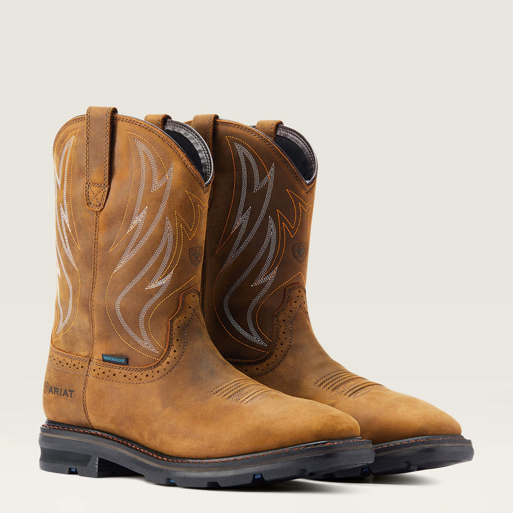 Men Sierra Shock Shield Waterproof Work Boot | Ariat Online