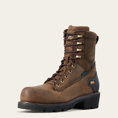 Men Powerline 8" Waterproof Composite Toe Work Boot | Ariat for sale