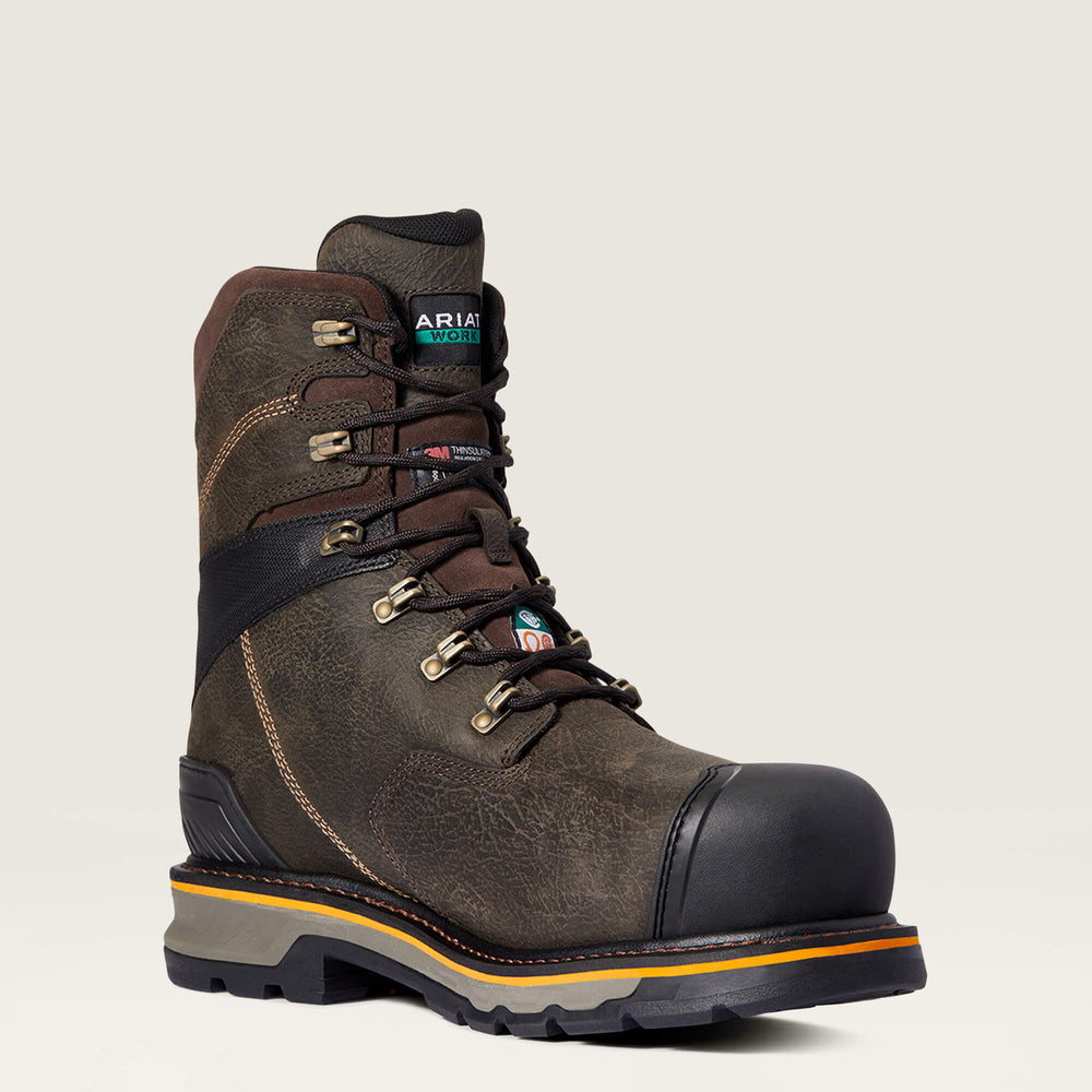 Men Stump Jumper 8" CSA Glacier Grip Waterproof 600g Composite Toe Work Boot | Ariat us