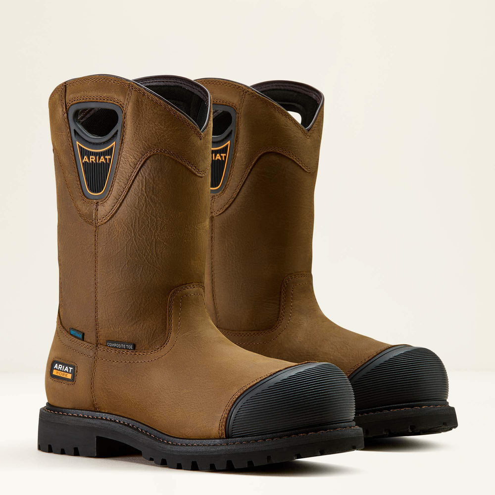 Men Longview Shock Shield Waterproof Composite Toe Work Boot | Ariat Discount