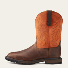 Men Groundbreaker Wide Square Toe Steel Toe Work Boot | Ariat on sale