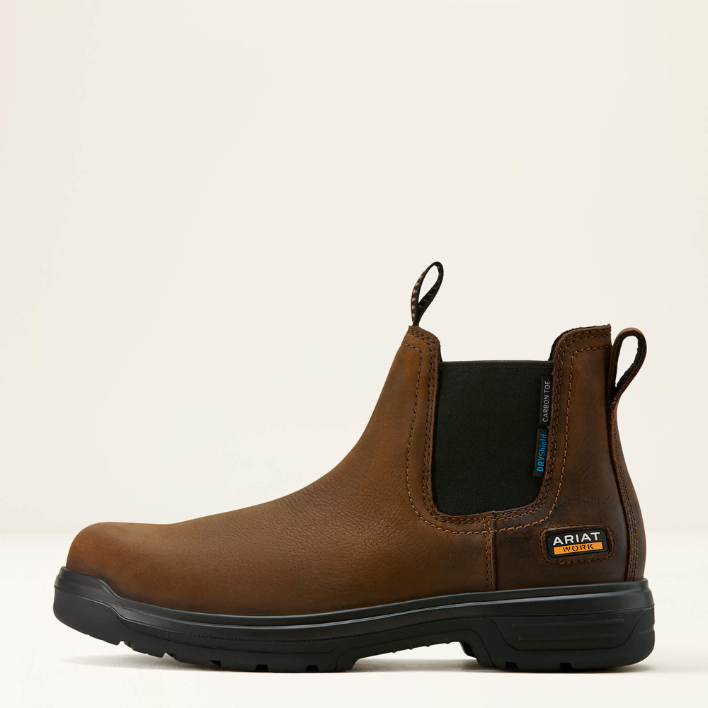 Men Turbo Chelsea CSA Waterproof Carbon Toe Work Boot | Ariat Discount