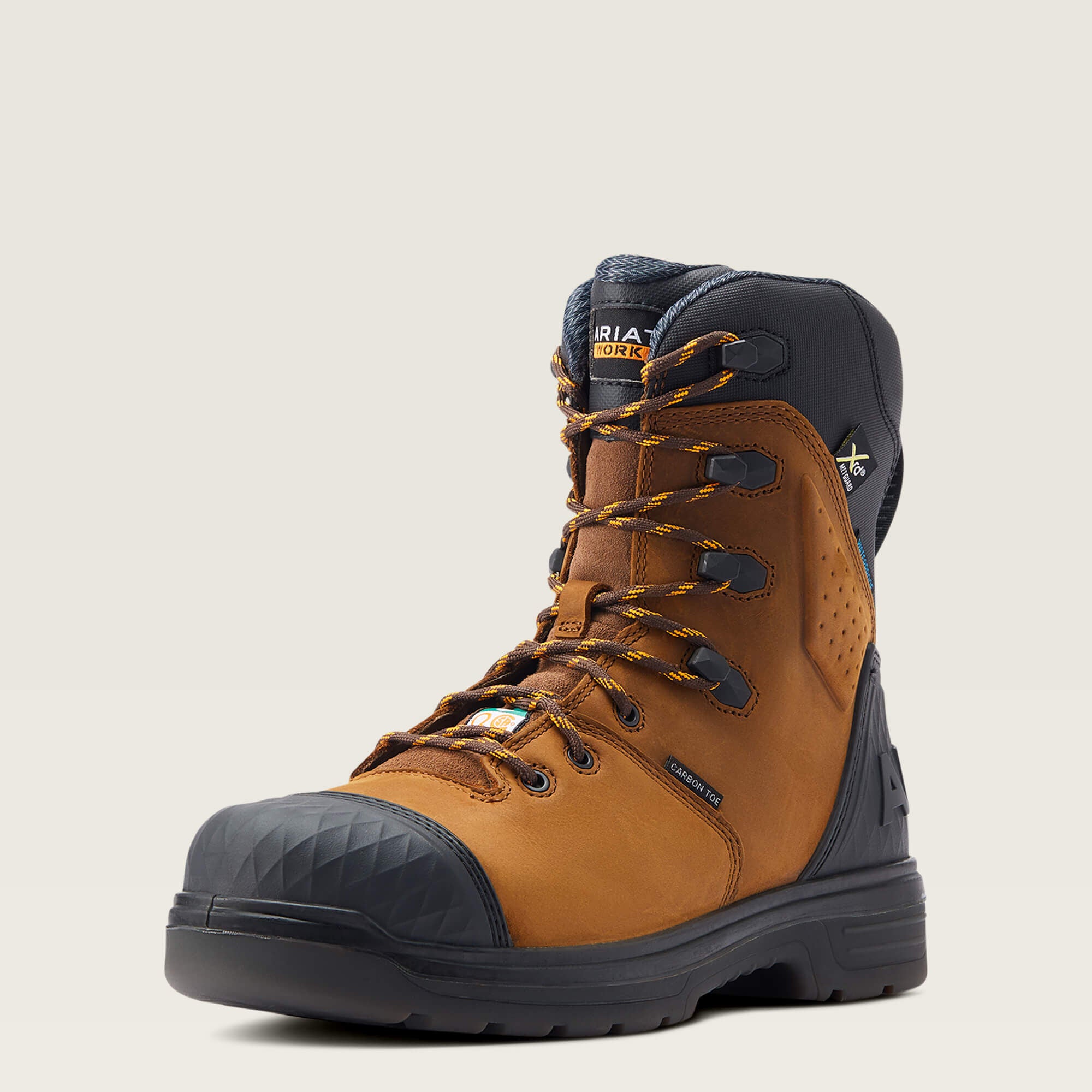 Men Turbo Outlaw 8" CSA MetGuard Waterproof Carbon Toe Work Boot | Ariat Discount