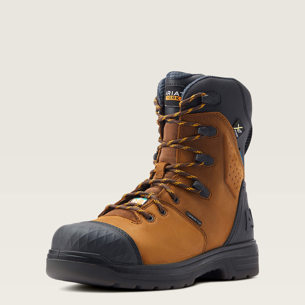 Men Turbo Outlaw 8" CSA MetGuard Waterproof Carbon Toe Work Boot | Ariat Discount