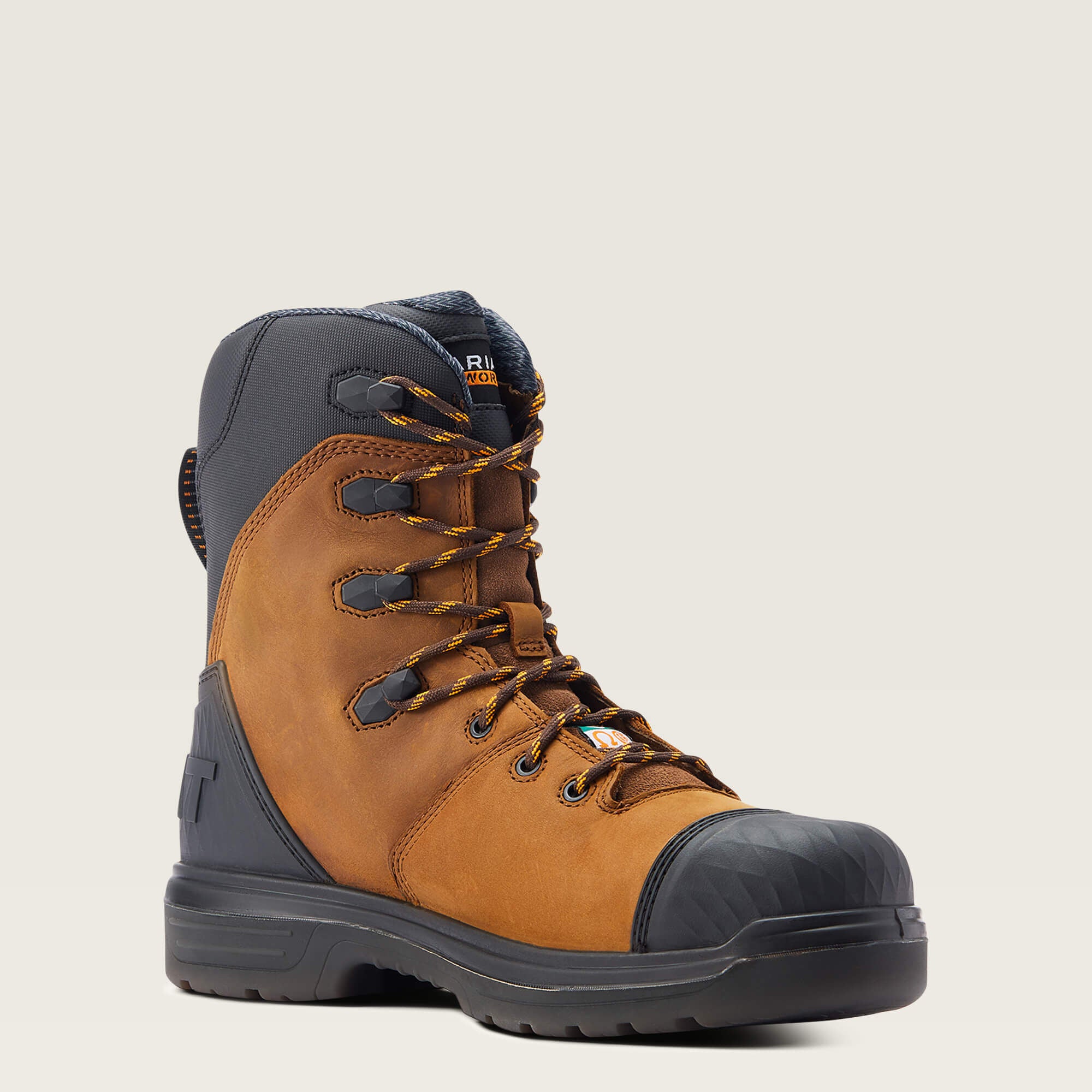 Men Turbo Outlaw 8" CSA MetGuard Waterproof Carbon Toe Work Boot | Ariat Discount