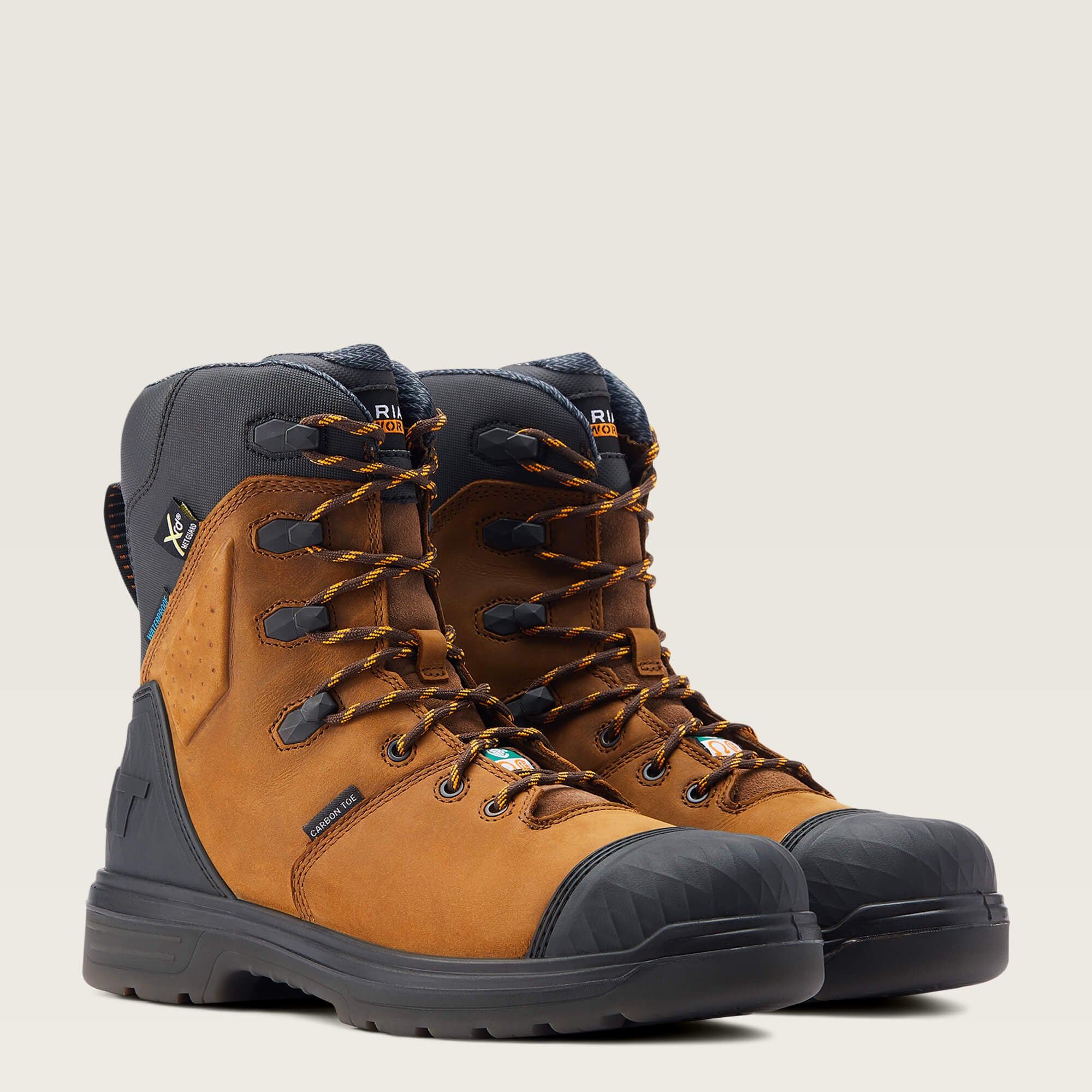 Men Turbo Outlaw 8" CSA MetGuard Waterproof Carbon Toe Work Boot | Ariat Discount