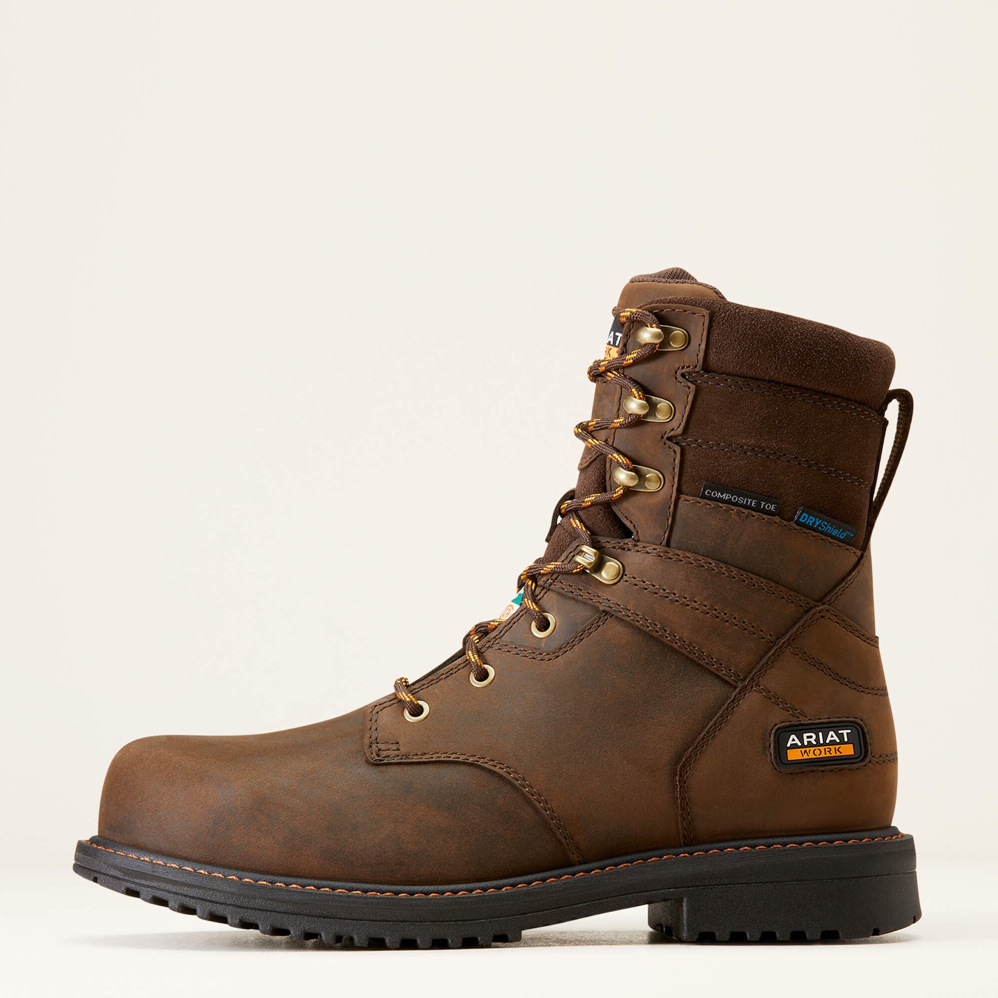 Men RigTEK 8" CSA Waterproof Composite Toe Work Boot | Ariat for sale