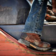 Men OverDrive 8" Wide Square Toe Waterproof Composite Toe Work Boot | Ariat us