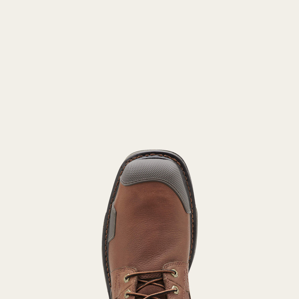 Men OverDrive 8" Wide Square Toe Waterproof Composite Toe Work Boot | Ariat us