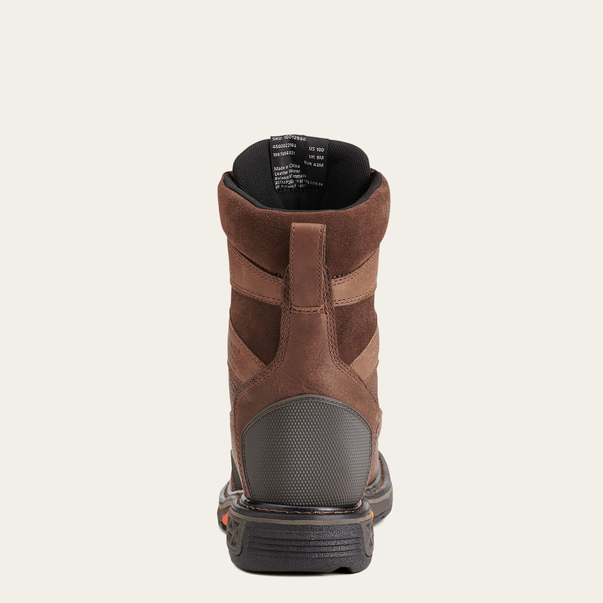 Men OverDrive 8" Wide Square Toe Waterproof Composite Toe Work Boot | Ariat us