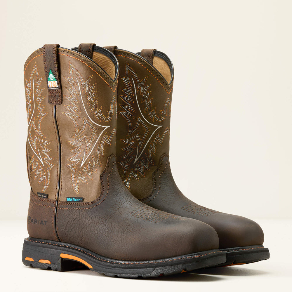 Men WorkHog CSA Waterproof Insulated Composite Toe Work Boot | Ariat Online