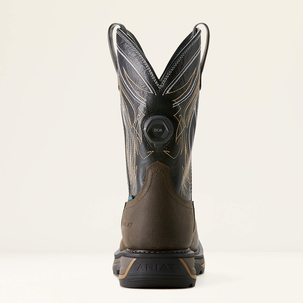 Men Big Rig BOA Waterproof Work Boot | Ariat for sale