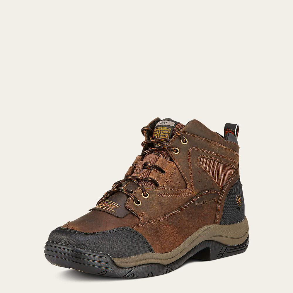 Men Terrain Wide Square Toe Steel Toe Work Boot | Ariat Discount