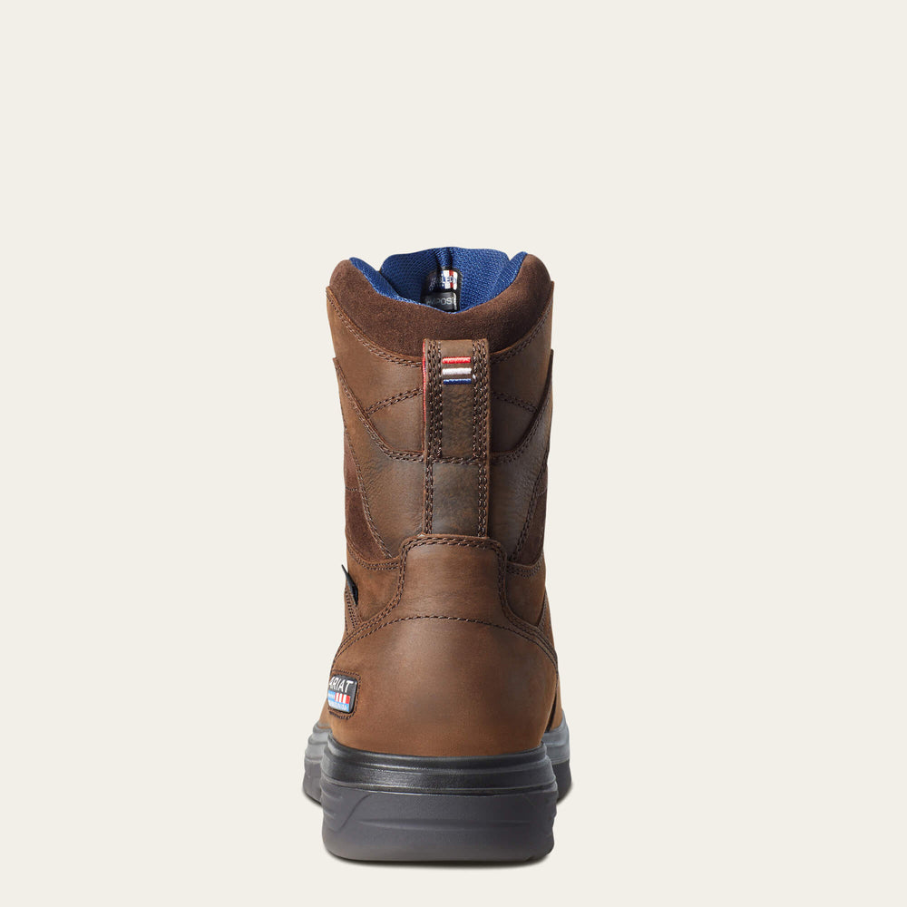 Men Turbo 8" USA Assembled Waterproof Carbon Toe Work Boot | Ariat
