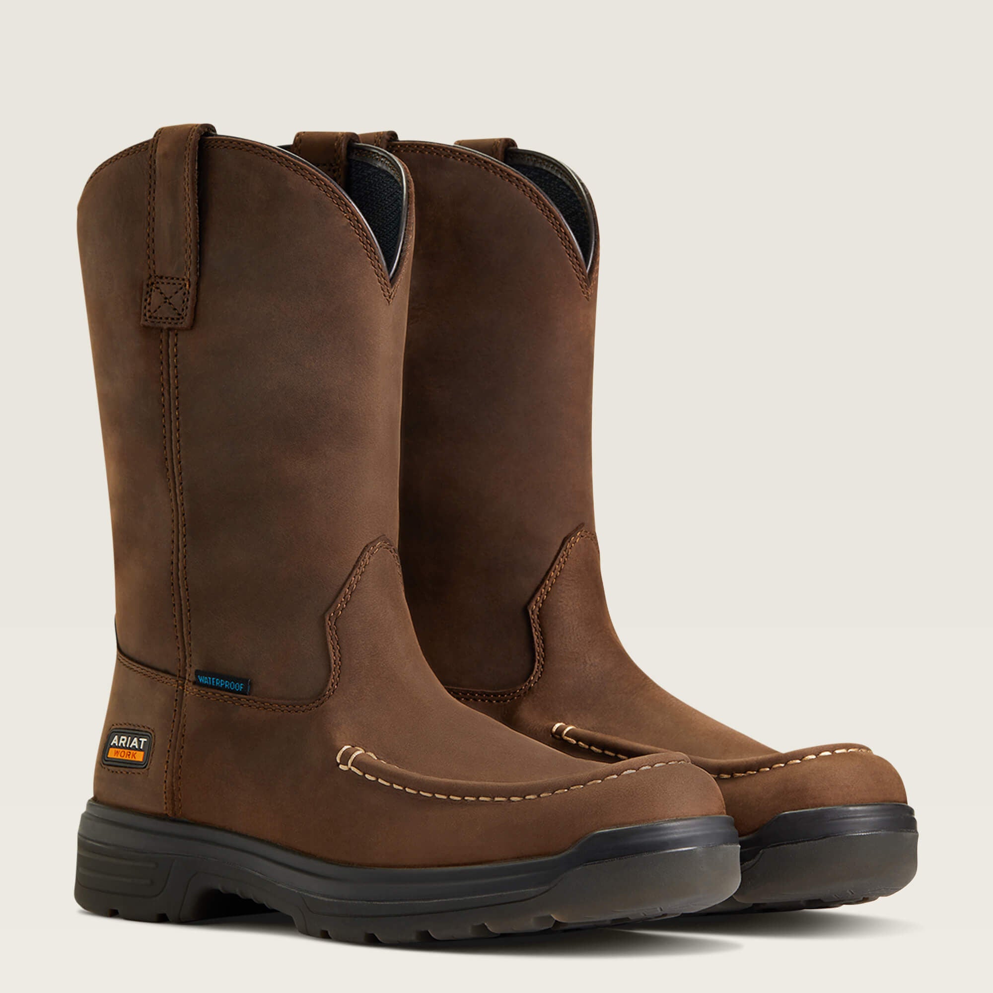 Men Turbo Moc Toe Waterproof Work Boot | Ariat us