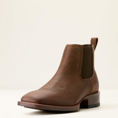 Men Booker Chelsea Wide Square Toe Western Boot | Ariat on sale
