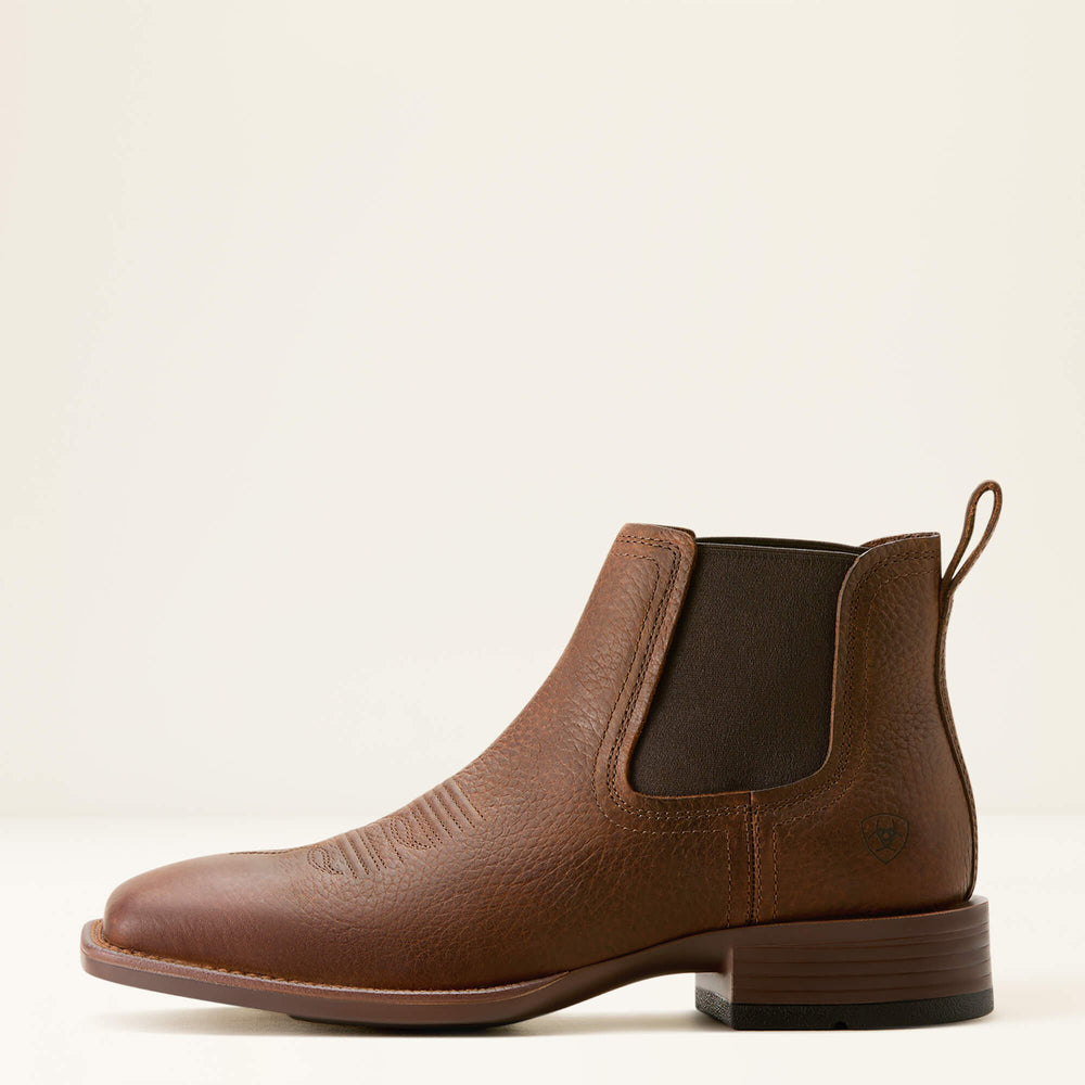 Men Booker Chelsea Wide Square Toe Western Boot | Ariat on sale