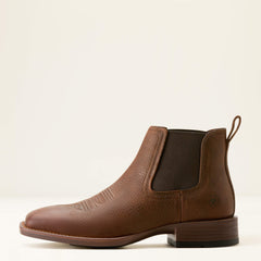 Men Booker Chelsea Wide Square Toe Western Boot | Ariat on sale