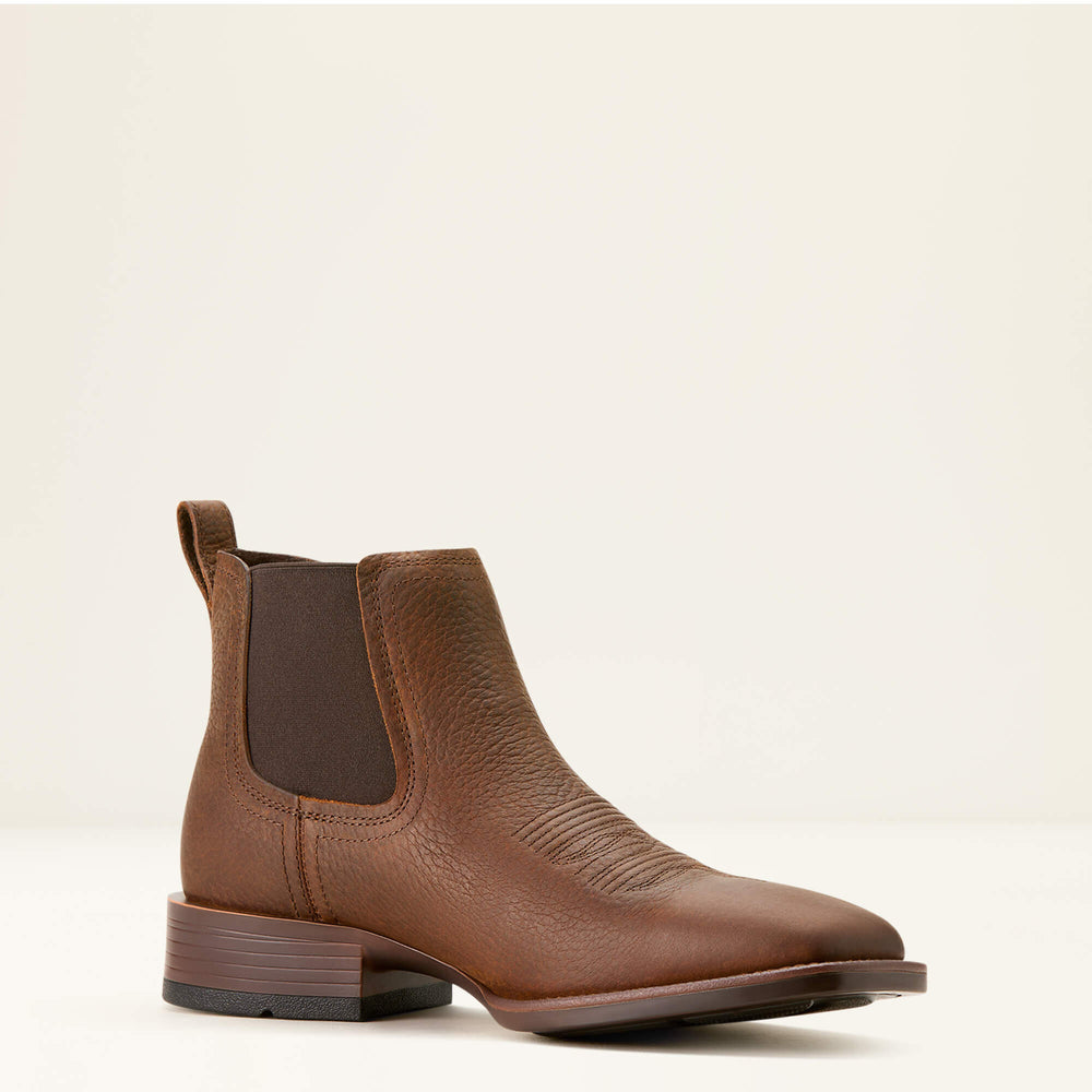 Men Booker Chelsea Wide Square Toe Western Boot | Ariat on sale
