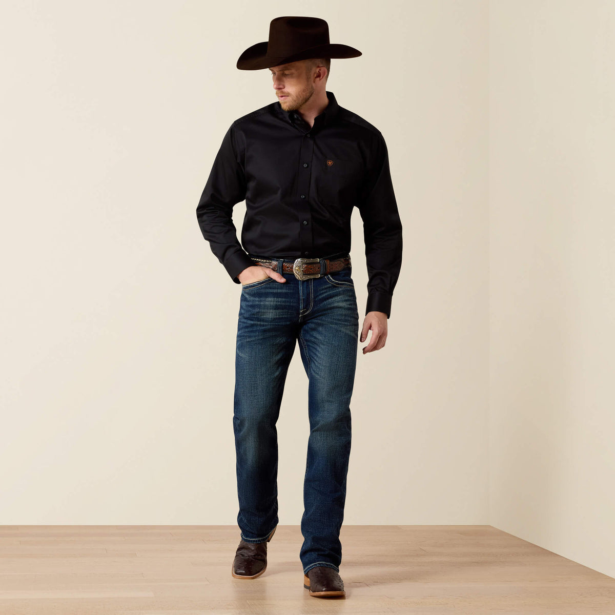 Men M4 Low Rise Stretch Adkins Boot Cut Jean | Ariat on sale