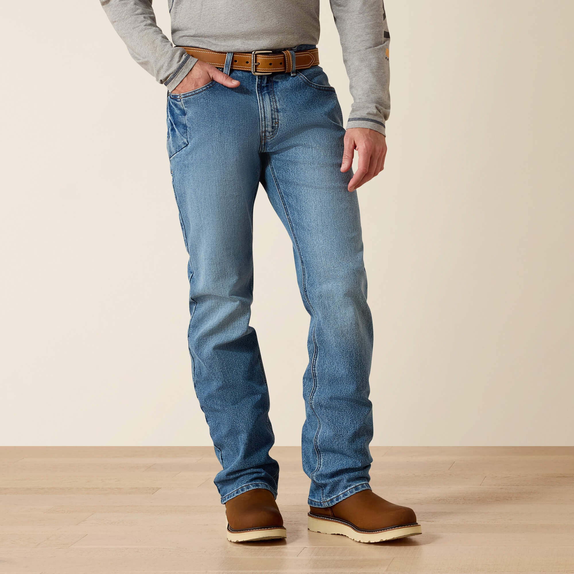 Men Rebar M4 Relaxed DuraStretch Basic Boot Cut Jean | Ariat near me