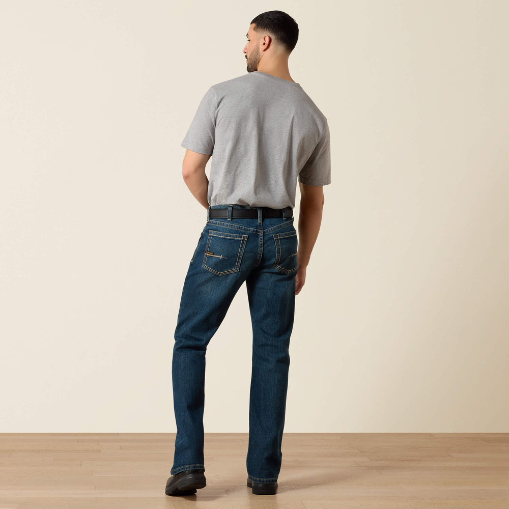 Men Men's Low Rise, Bootcut Work Pants - Rebar Denim | Ariat