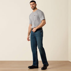 Men Men's Low Rise, Bootcut Work Pants - Rebar Denim | Ariat