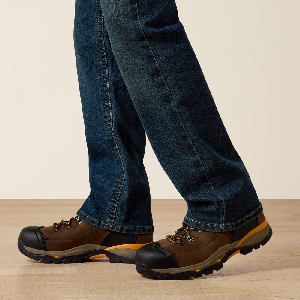 Men Men's Low Rise, Bootcut Work Pants - Rebar Denim | Ariat