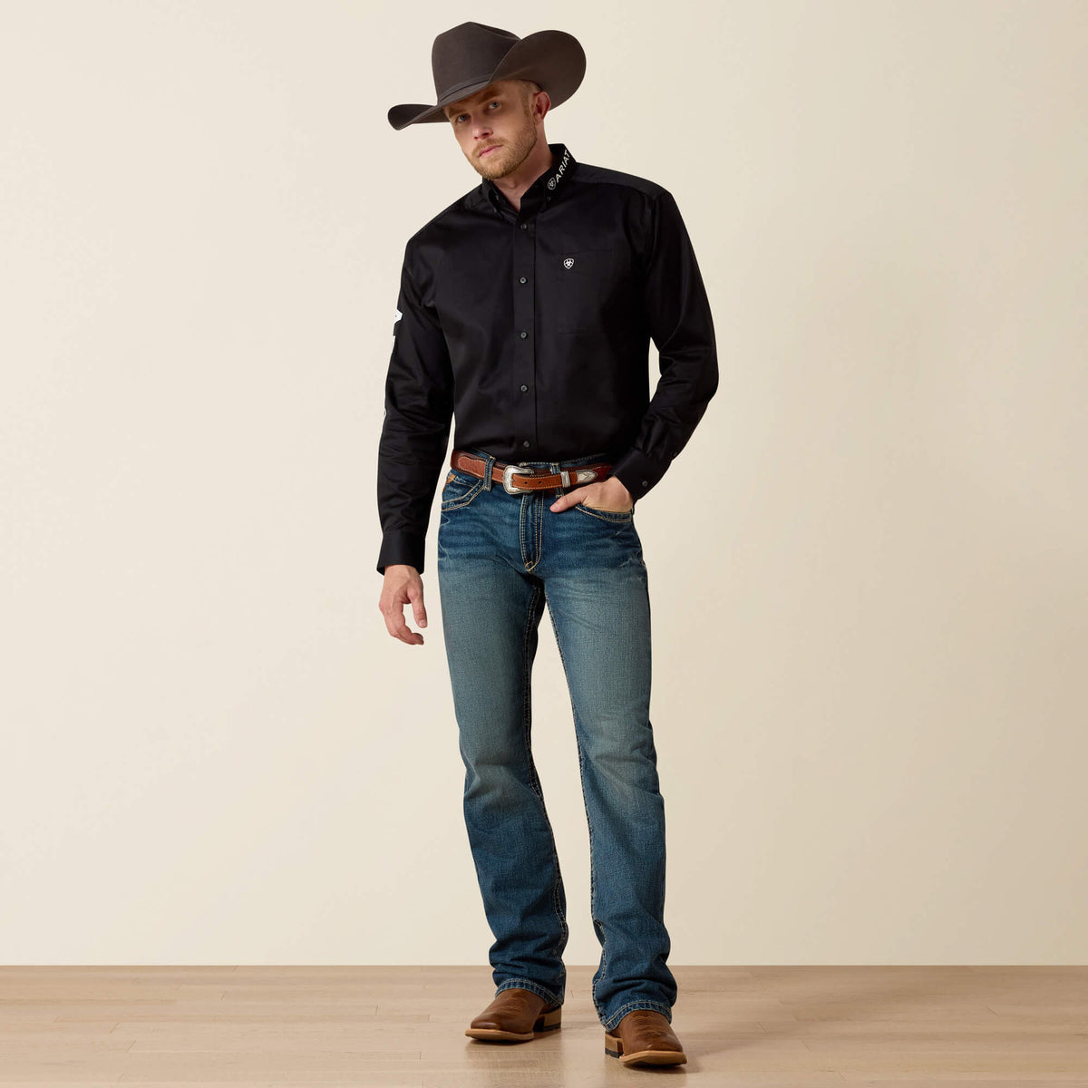 Men M5 Boundary Stackable Straight Leg Jean | Ariat us