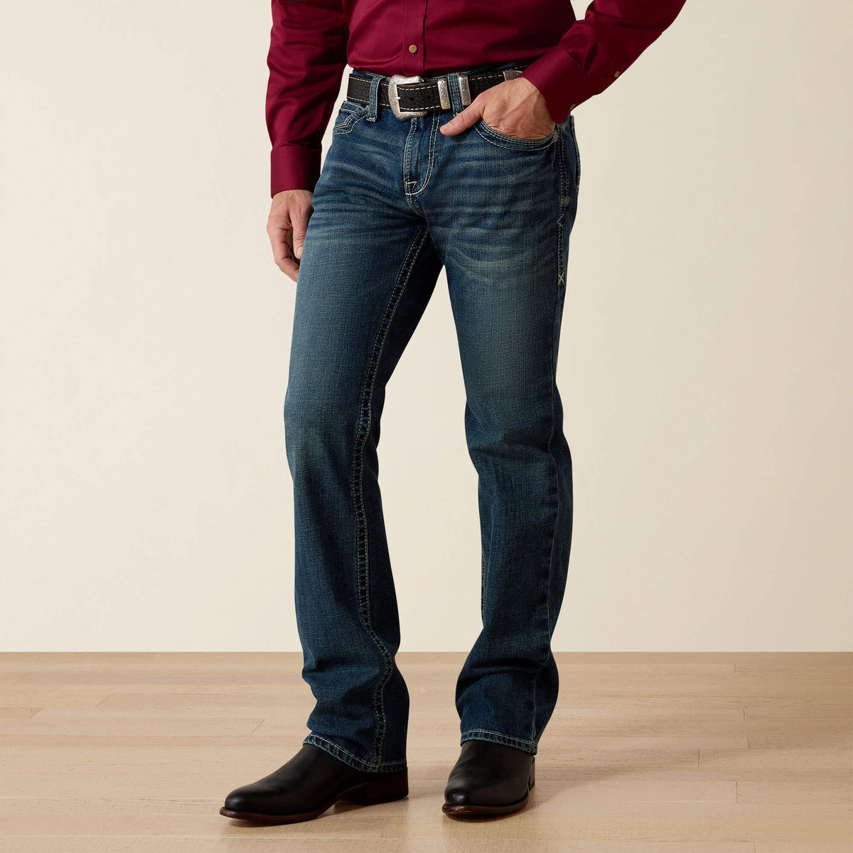 Men|Trends M7 Rocker Stretch Coltrane Stackable Straight Leg Jean | Ariat Outlet