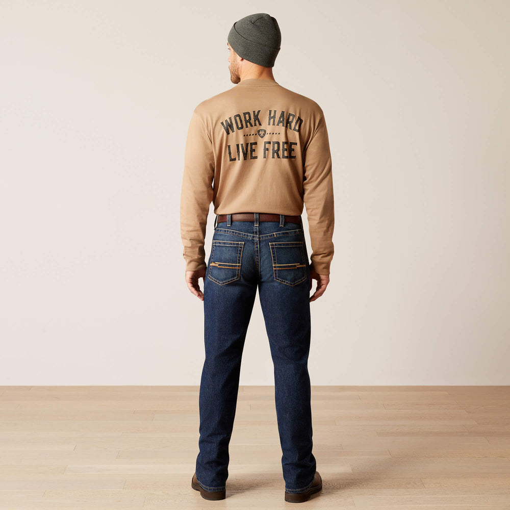 Men Rebar M4 Relaxed Rail Boot Cut Jean | Ariat us