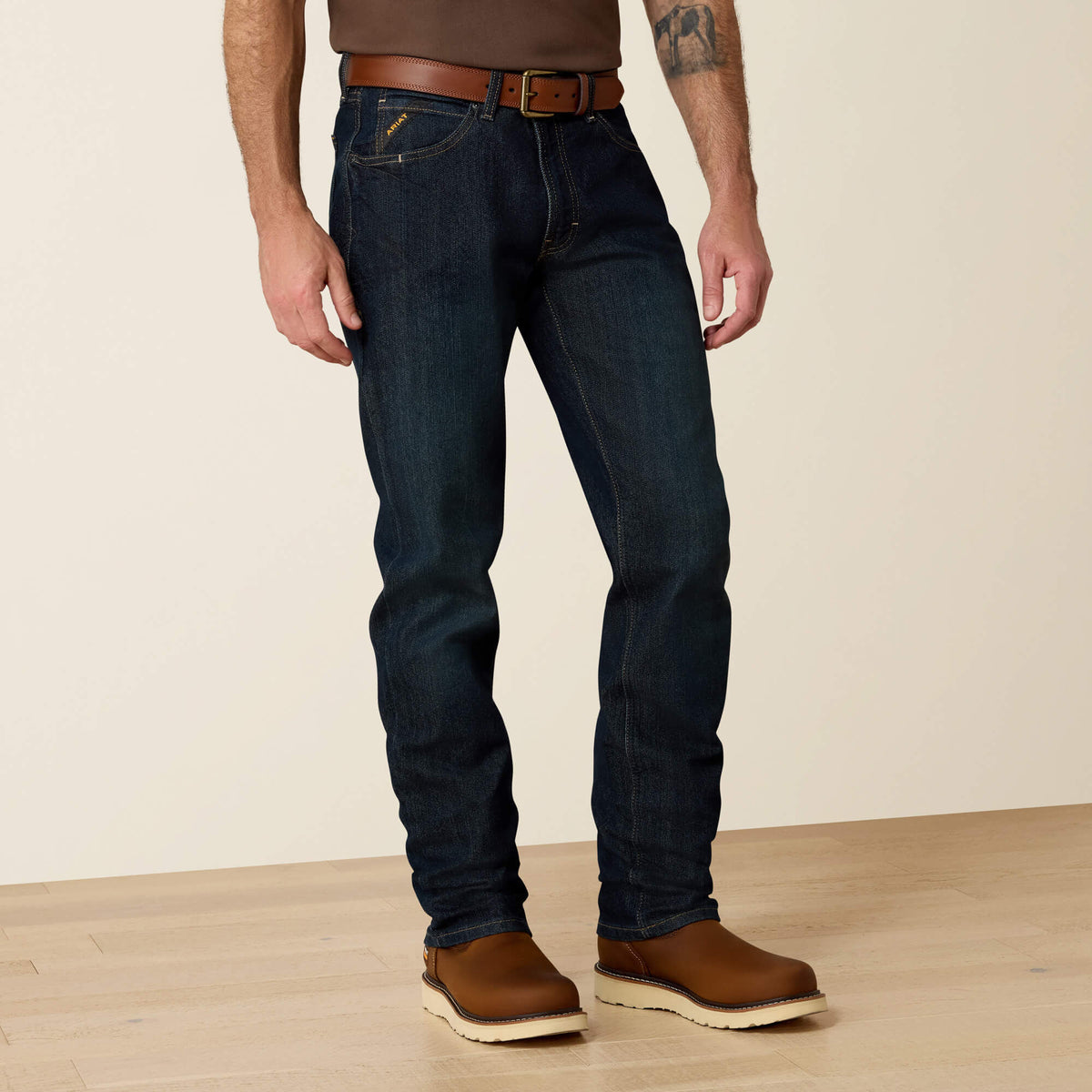 Men Rebar M4 Relaxed DuraStretch Basic Stackable Straight Leg Jean | Ariat Outlet