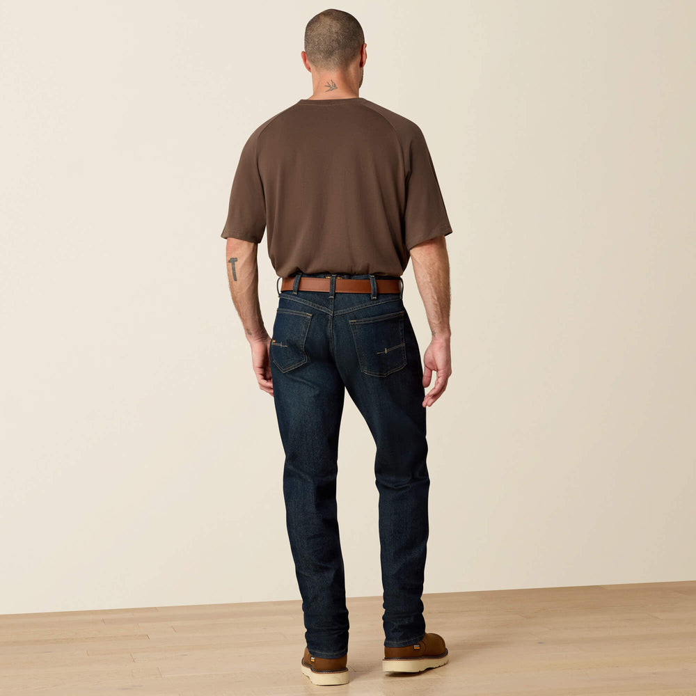 Men Rebar M4 Relaxed DuraStretch Basic Stackable Straight Leg Jean | Ariat Outlet