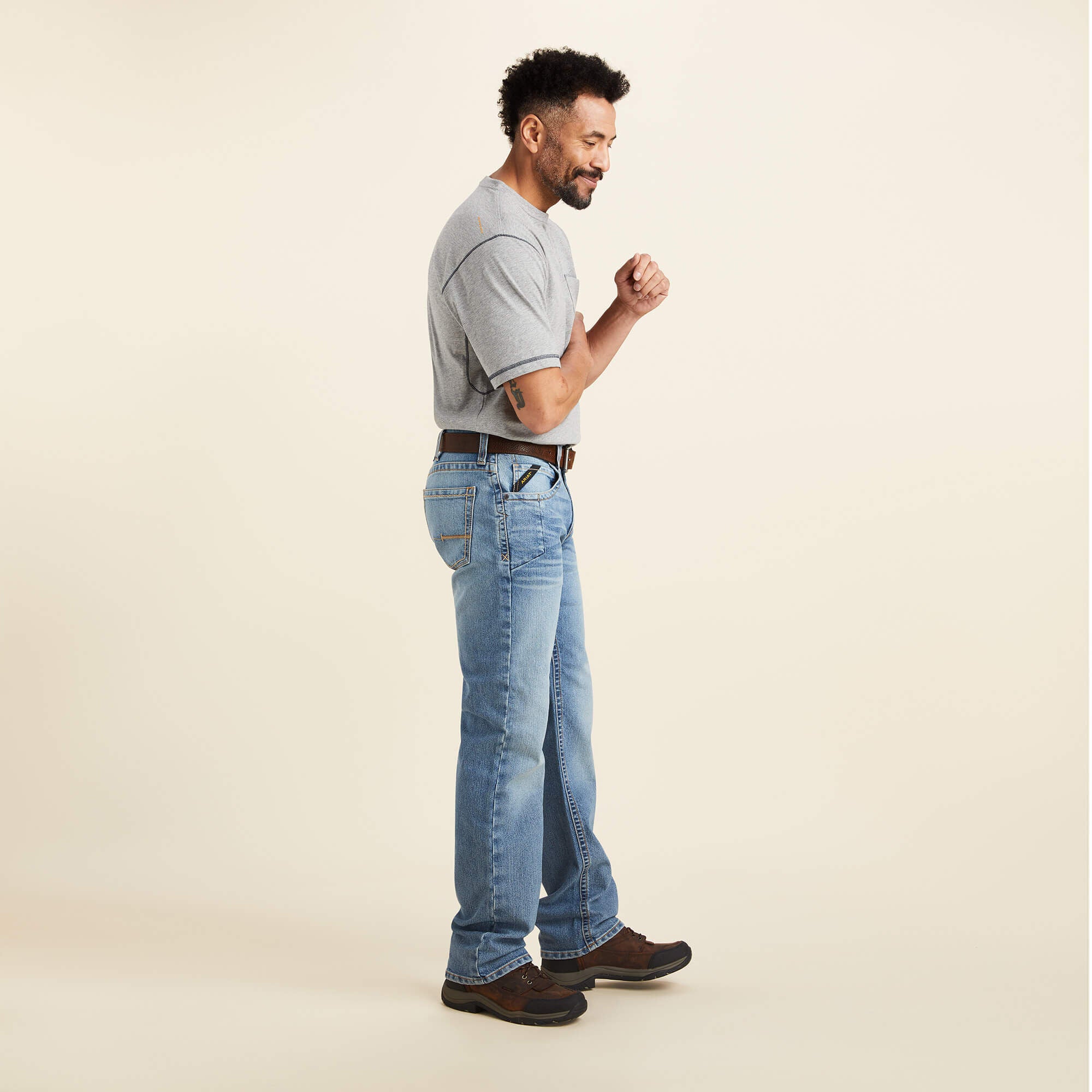 Men Rebar M5 Straight DuraStretch Edge Straight Leg Jean | Ariat on sale