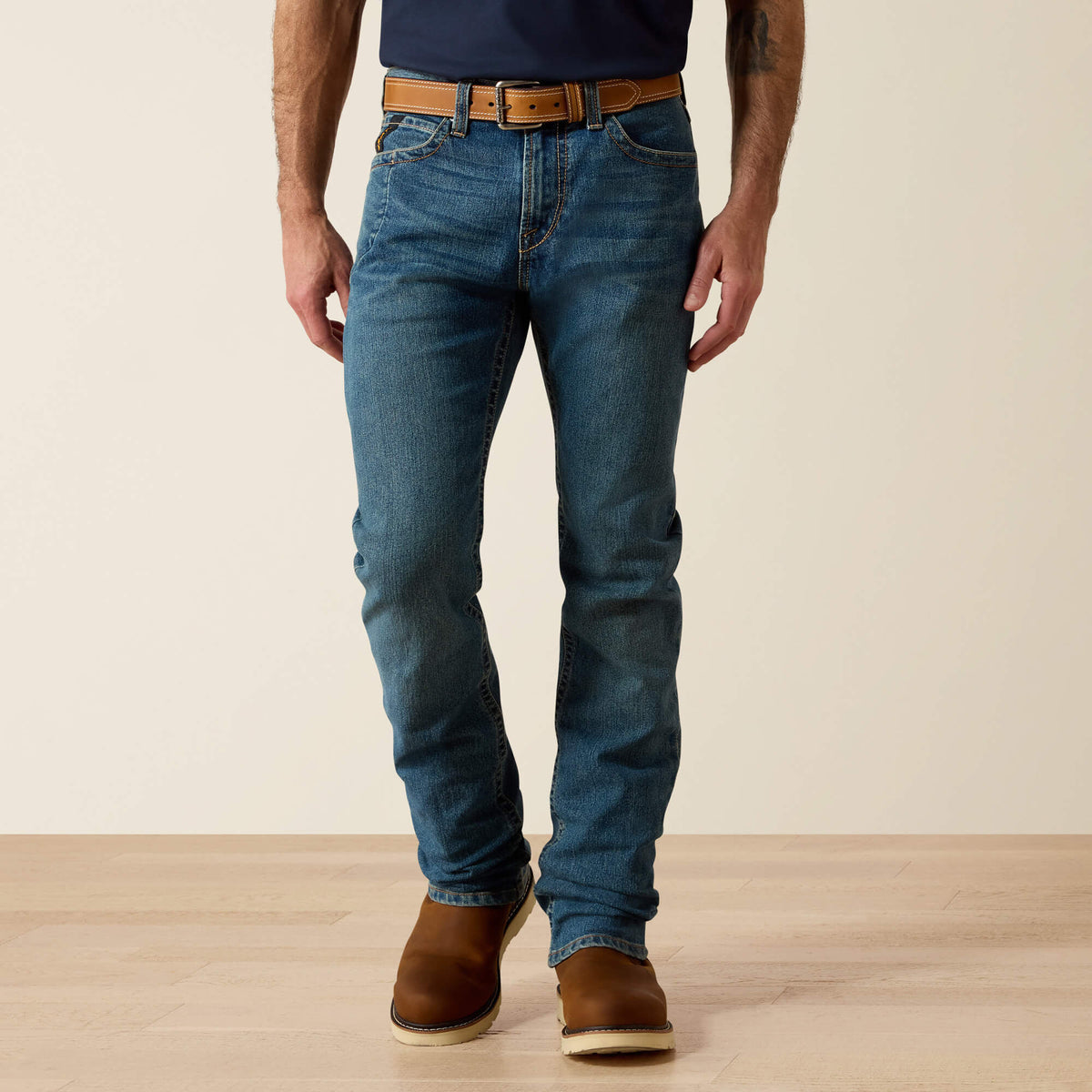 Men Rebar M7 DuraStretch Edge Stackable Straight Leg Jean | Ariat