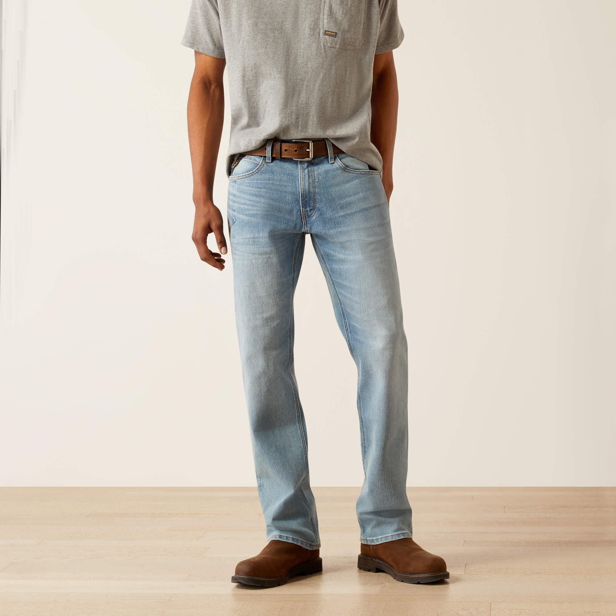 Men Rebar M4 Relaxed DuraStretch Basic Stackable Straight Leg Jean | Ariat on sale