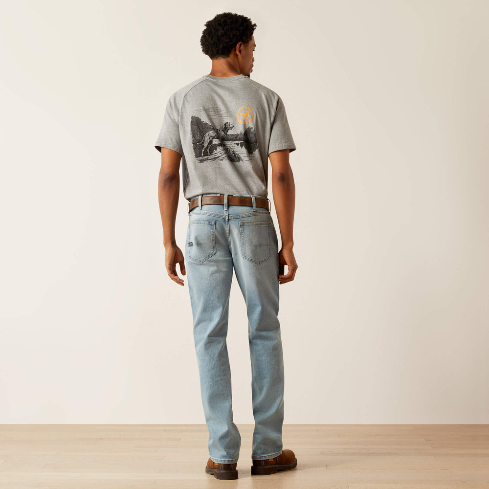 Men Rebar M4 Relaxed DuraStretch Basic Stackable Straight Leg Jean | Ariat on sale