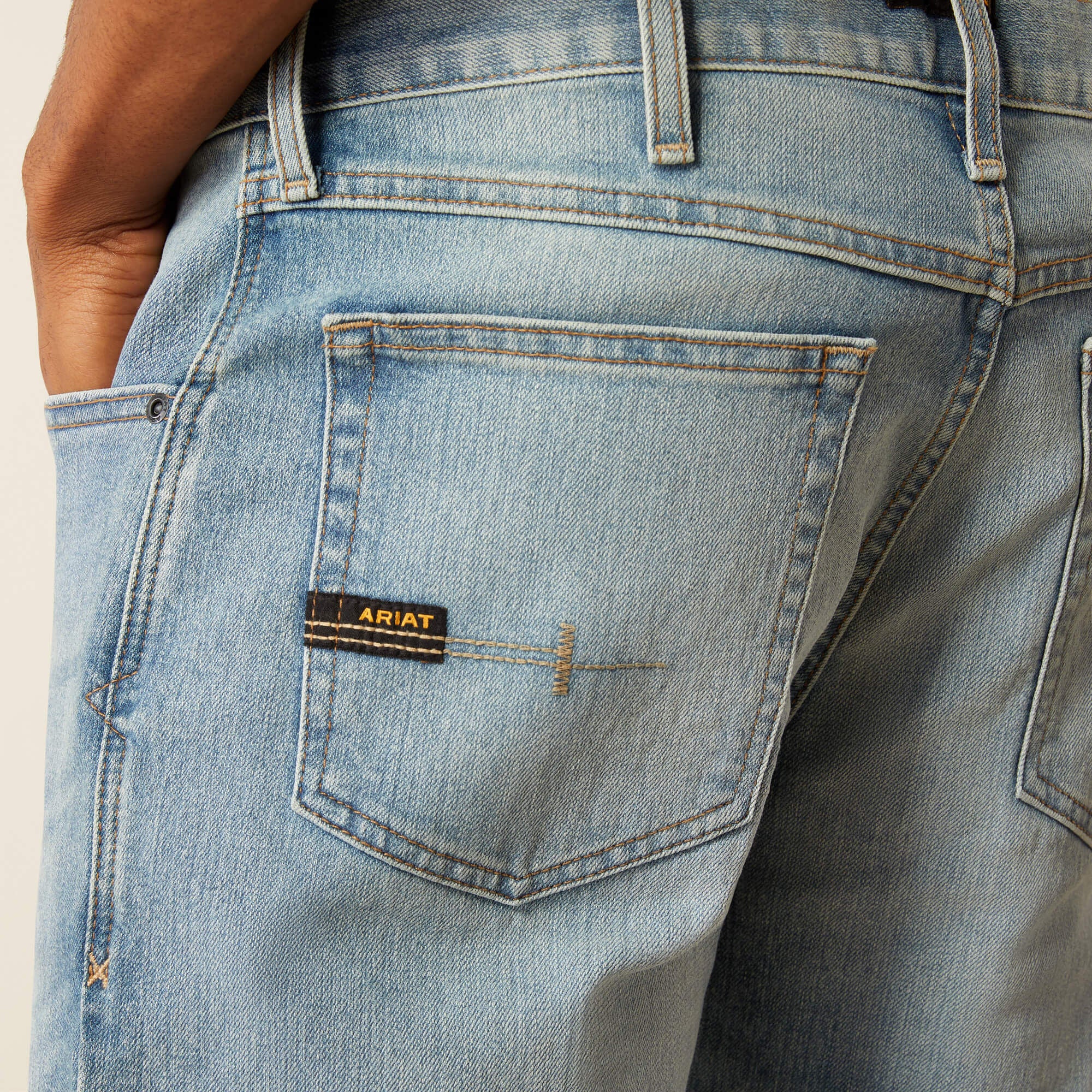 Men Rebar M4 Relaxed DuraStretch Basic Stackable Straight Leg Jean | Ariat on sale