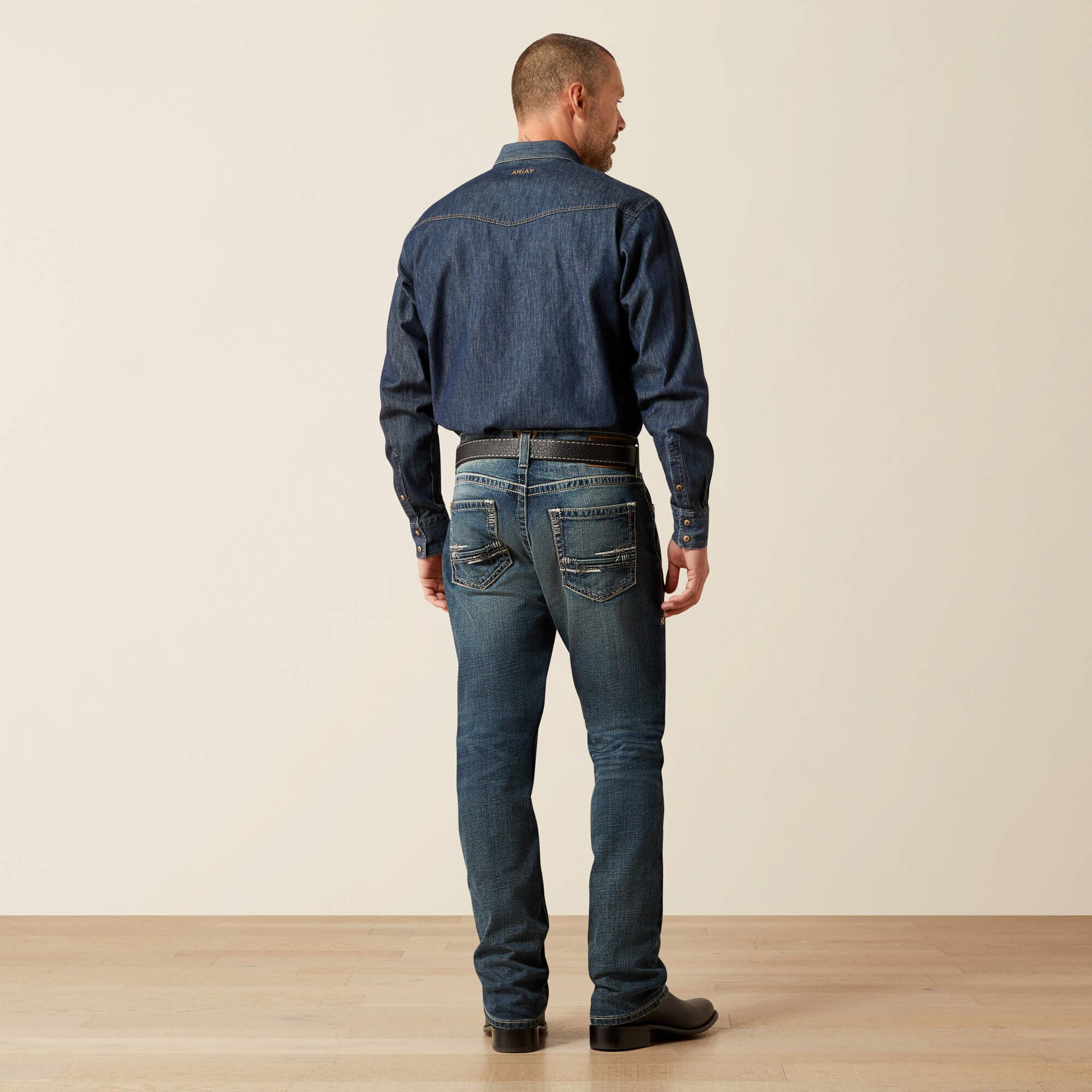 Men|Trends M5 Slim Stretch Adkins Stackable Straight Leg Jean | Ariat for sale