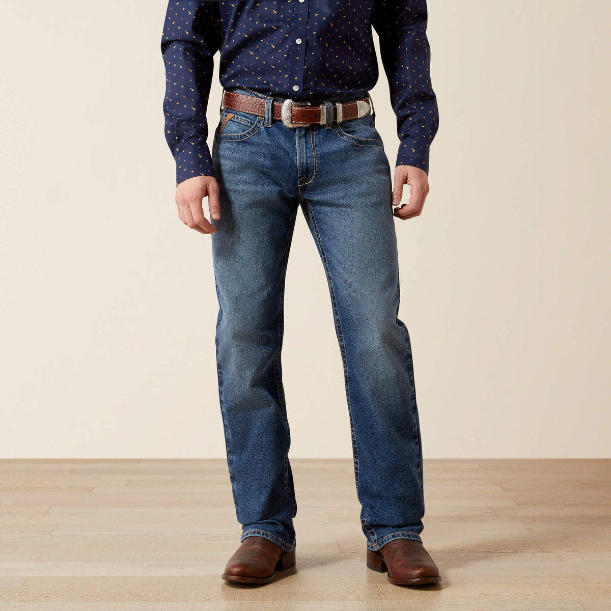 Men|Trends M5 Straight Calico Straight Leg Jean | Ariat us