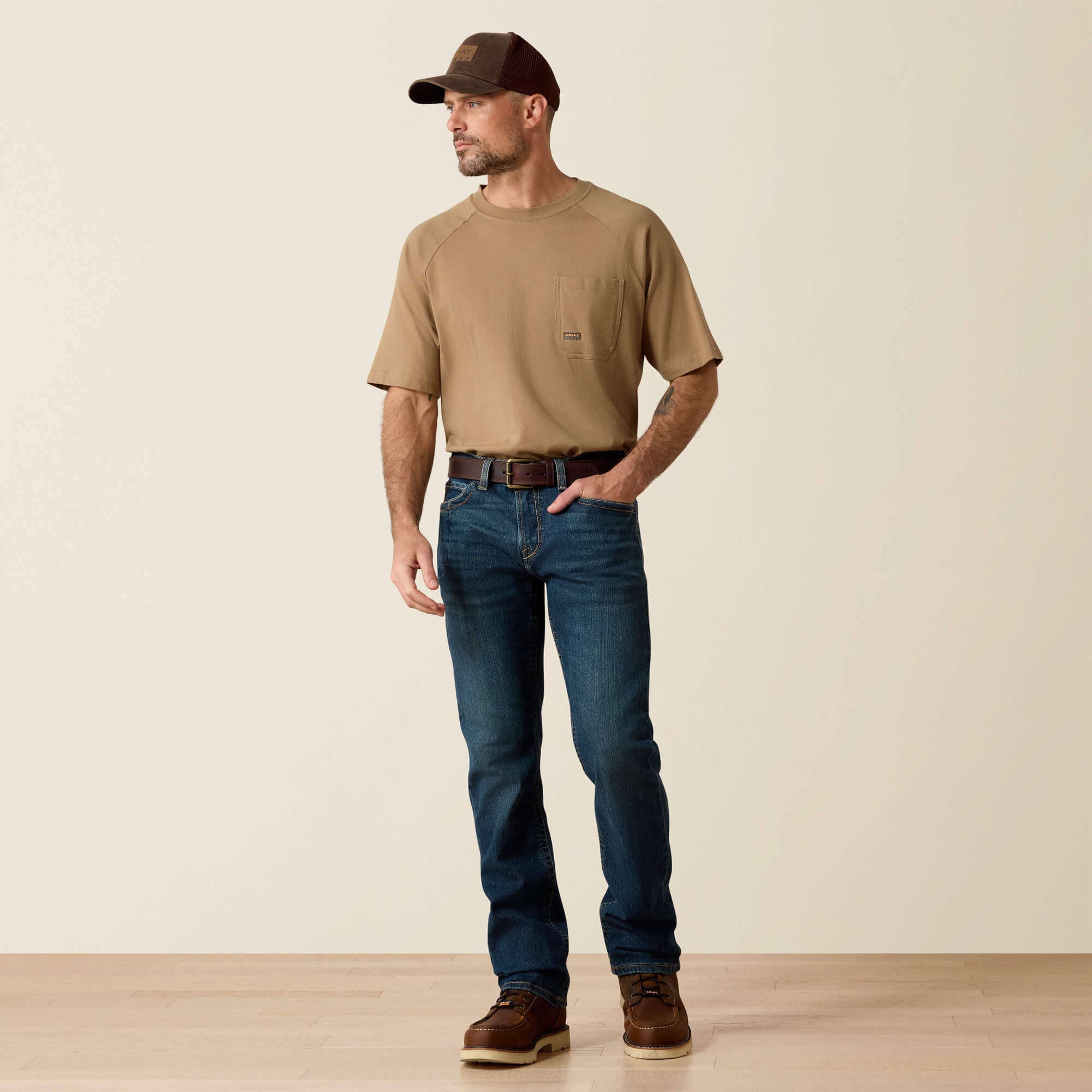 Men Rebar M7 DuraStretch Edge Stackable Straight Leg Jean | Ariat Online