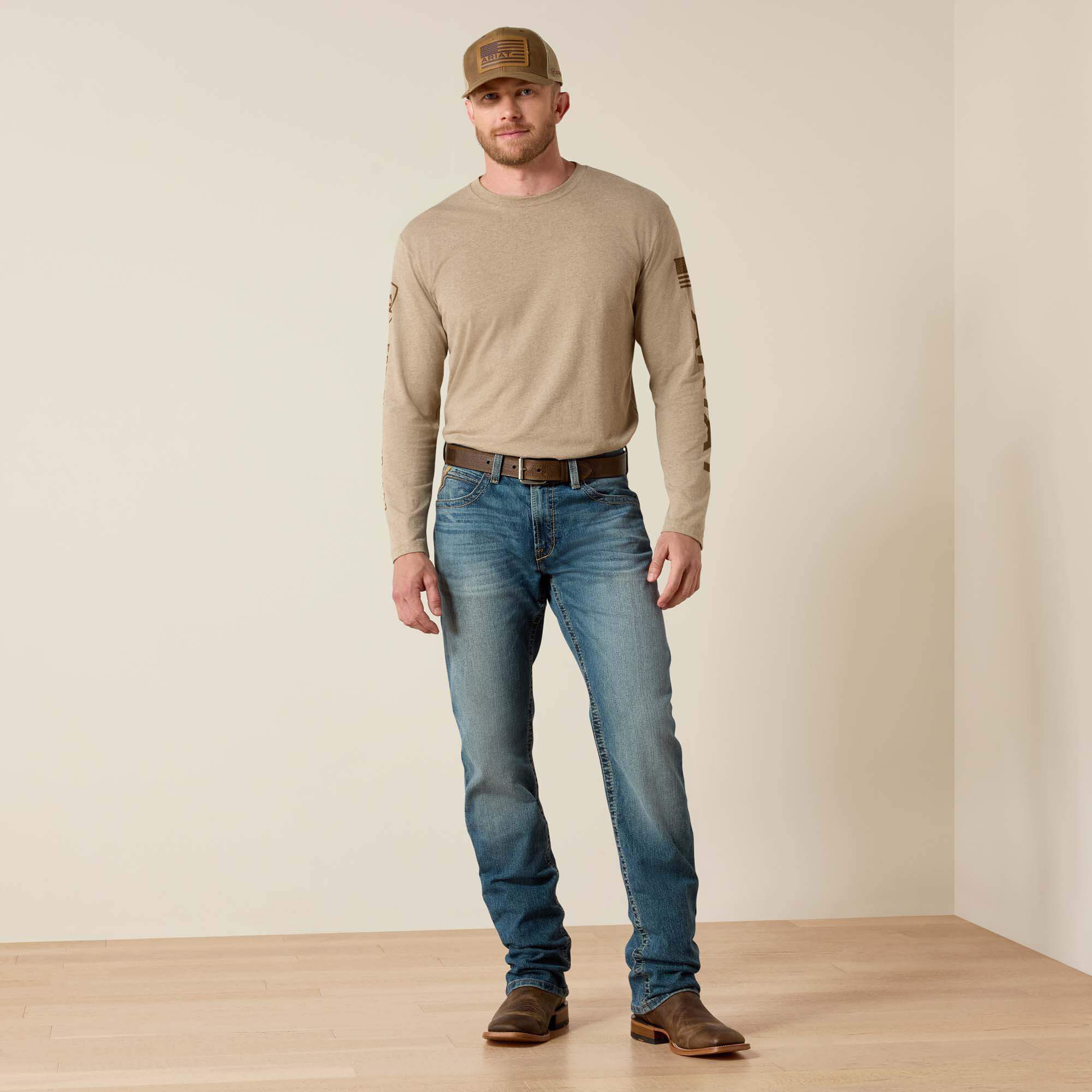 Men|Trends M4 Low Rise Stretch Stockton Stackable Straight Leg | Ariat on sale
