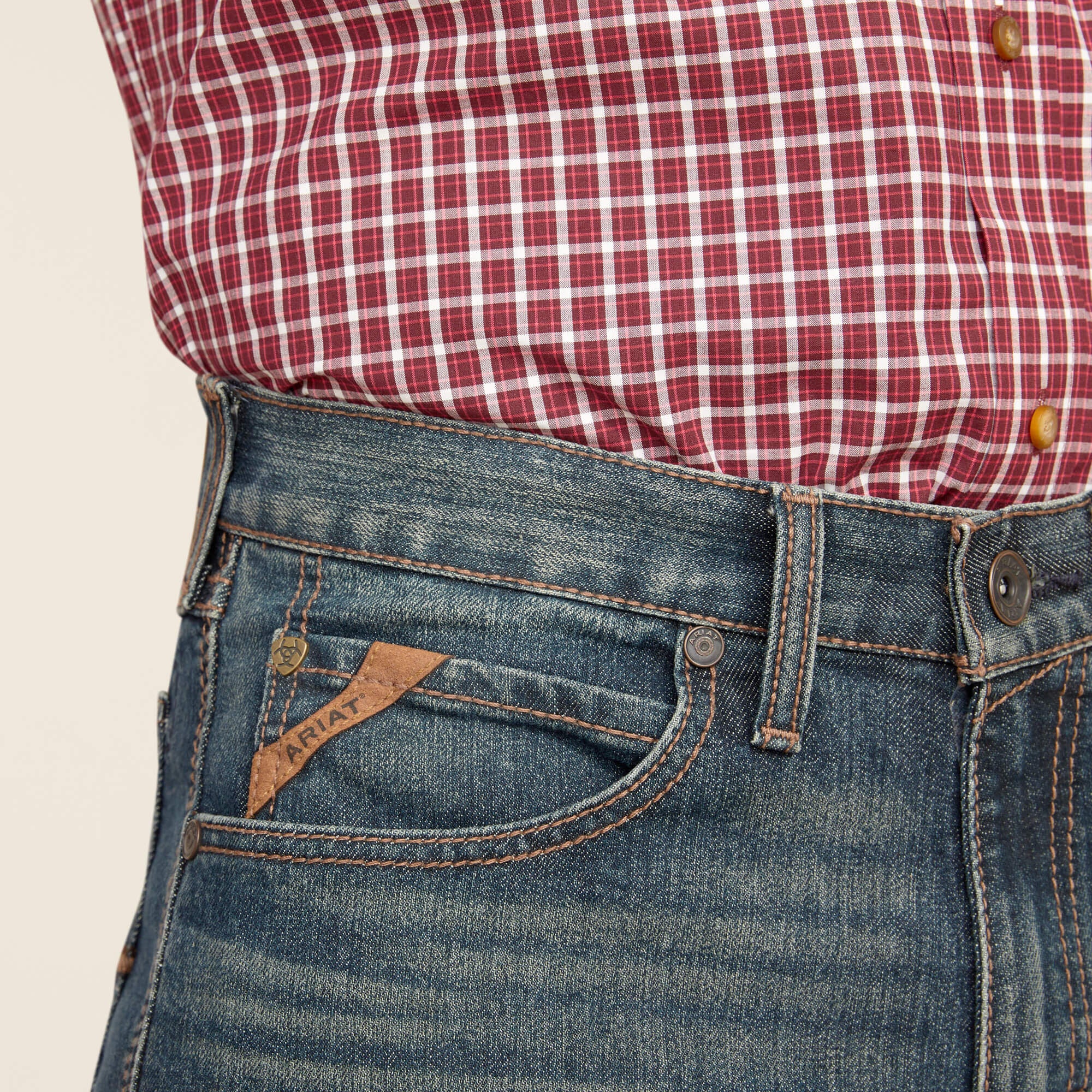 Men|Trends M2 Traditional Relaxed Stretch Pro Series Ray Boot Cut Jean | Ariat