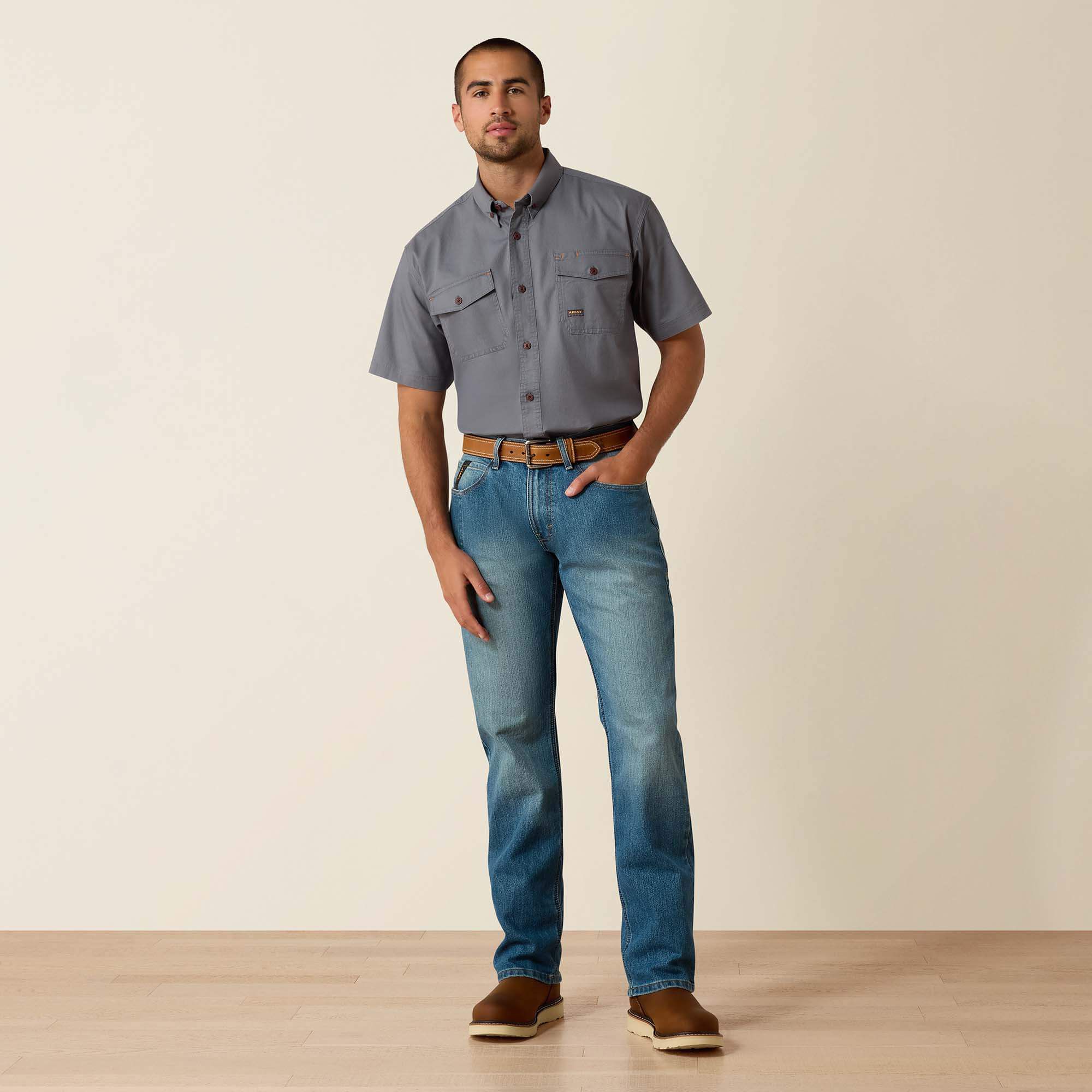 Men Rebar M5 DuraStretch Basic Stackable Straight Leg Jean | Ariat near me