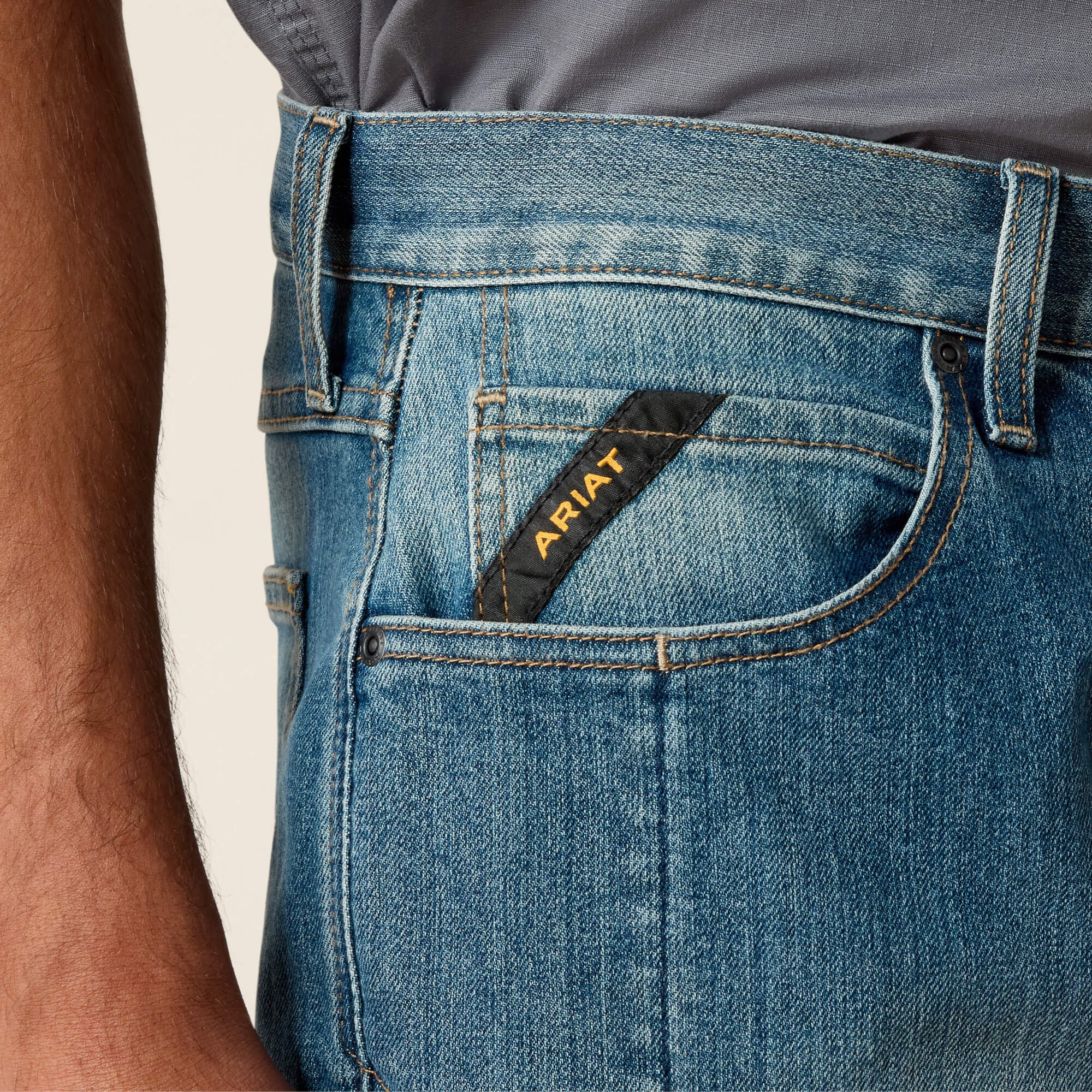Men Rebar M5 DuraStretch Basic Stackable Straight Leg Jean | Ariat near me