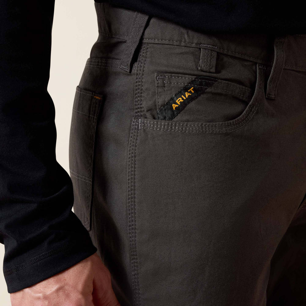 Men Rebar M4 Low Rise DuraStretch Made Tough Stackable Straight Leg Pant | Ariat on sale