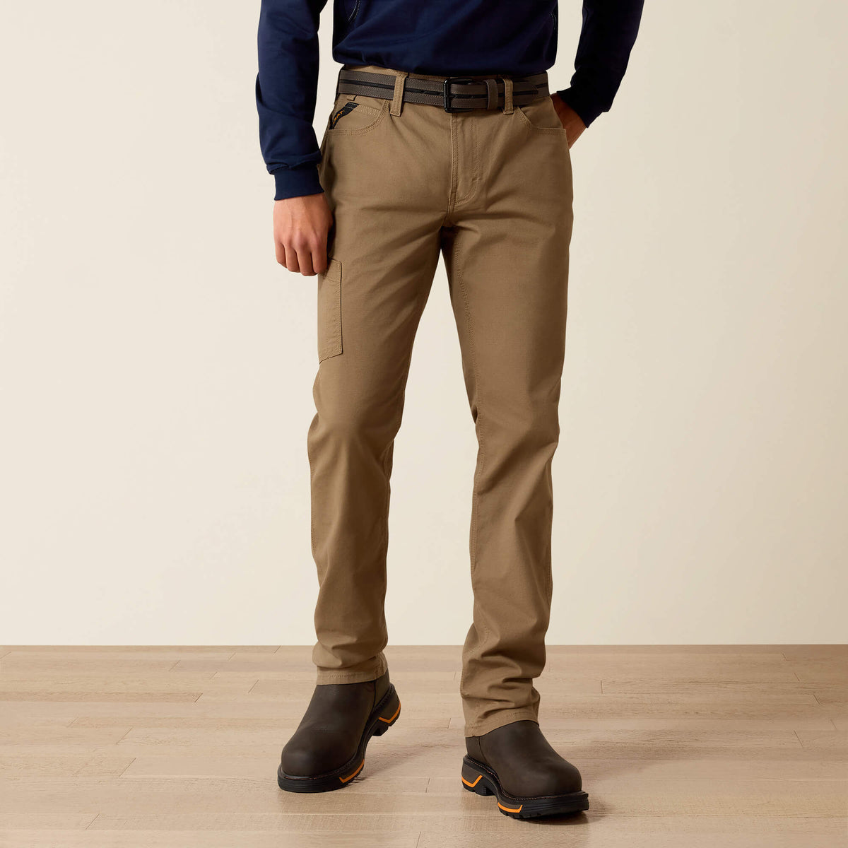 Men Rebar M4 Low Rise DuraStretch Made Tough Stackable Straight Leg Pant | Ariat